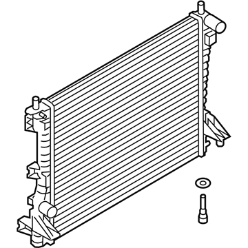 Ford H2MZ-8005-T Radiator Assembly