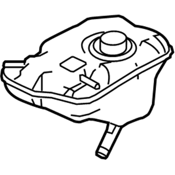 Ford CR3Z-8A080-A Tank Assembly - Radiator Overflow