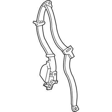 Ford 6F9Z-74611B08-CA Seat Belt Assembly