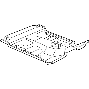 Ford XL5Z-1311135-AA Pan Assembly - Floor Front