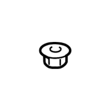 Mercury -W704350-S438 Nut And Washer Assembly - Castle