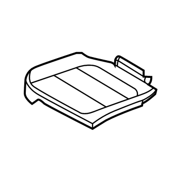 Ford LJ6Z-7863840-E Pad - Rear Seat Cushion