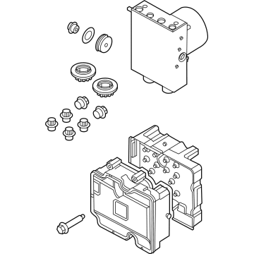 MB3Z-2B373-N Ford Valve Assembly - Modulator Illustration 1 of 1