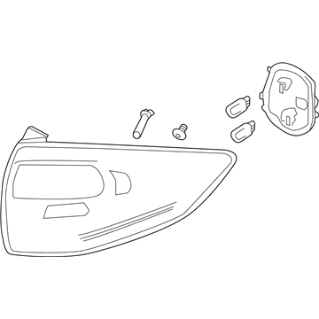 Ford C-Max Back Up Light - HM5Z-13404-A