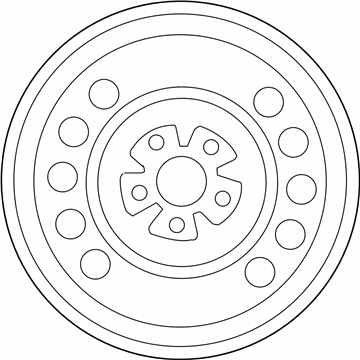 Mercury 3W3Z-1007-DA Wheel Assembly