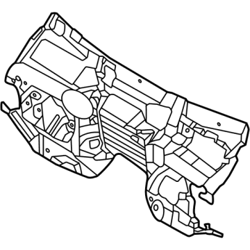 Ford M2DZ-7801670-A Insulator - Dash Panel