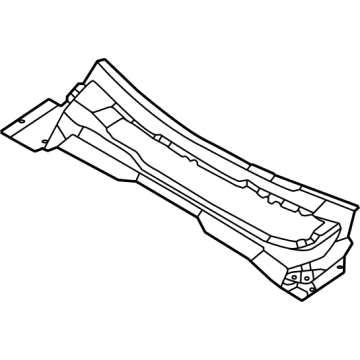 Ford MB3Z-5802012-A Cowl Top Panel, Outer MB3Z-5802012-A Ford Cowl Top Panel, Outer Illustration 1 of 1