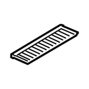 Ford JL3Z-15045G34-AA Storage Compart Mat, Front JL3Z-15045G34-AA Ford Storage Compart Mat, Front Illustration 1 of 1