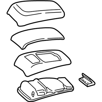 Ford YF1Z-5406024-AAA Armrest Assembly - Console