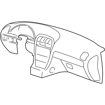 Lincoln XW4Z-5404320-AAA Panel - Instrument