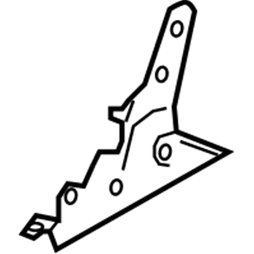 6L1Z-78600M46-AA Ford Motor & Bracket, Center Passenger Side Illustration 1 of 1