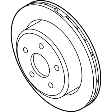 Ford AL5Z-2C026-B Rotor Assembly - Brake