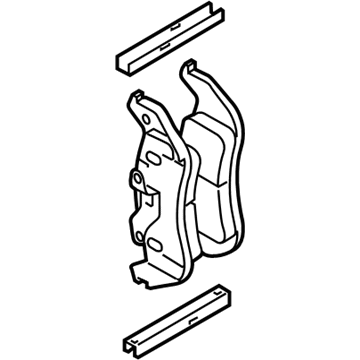 Ford BU2Z-2V200-C Pad - Brake