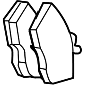 Ford 5U2Z-2V200-D Kit - Brake Shoe And Lining