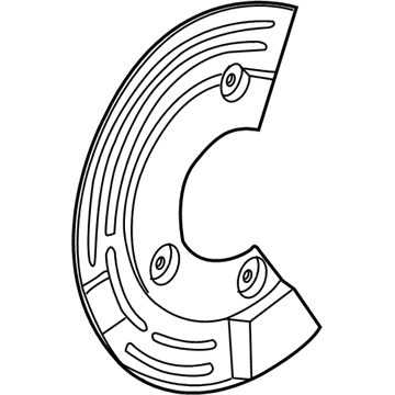 Ford 5F9Z-2C028-BA Shield - Brake Disc