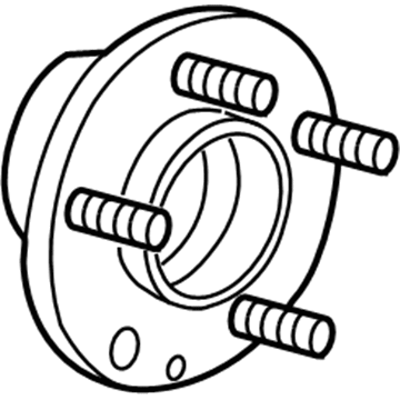 Ford 8F9Z-1104-B Hub Assembly - Wheel