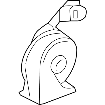 Lincoln HG9Z-13801-F Horn Assembly