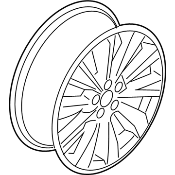Lincoln MJ7Z-1007-D Wheel Assembly