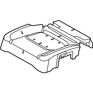 Ford BB5Z-7863840-C Pad - Rear Seat Cushion