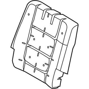 Ford BB5Z-7866800-C Pad - Rear Seat Back