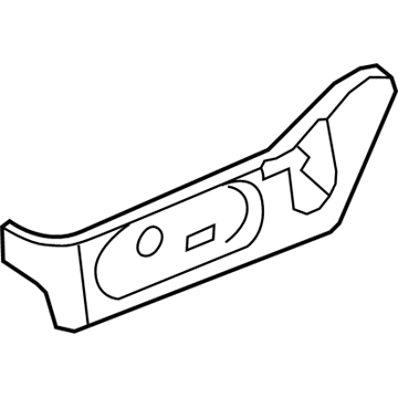 Ford 6L2Z-7862186-AAA Side Trim Panel, Camel, Passenger Side 6L2Z-7862186-AAA Ford Side Trim Panel, Camel, Passenger Side Illustration 1 of 1