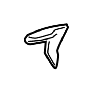 Ford BE8Z-5461753-AA Handle, Front Driver Side BE8Z-5461753-AA Ford Handle, Front Driver Side Illustration 1 of 1