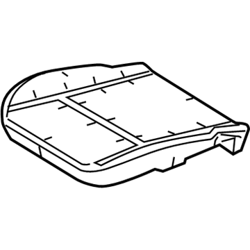 Ford Fiesta Seat Cushion - BE8Z-54632A22-C