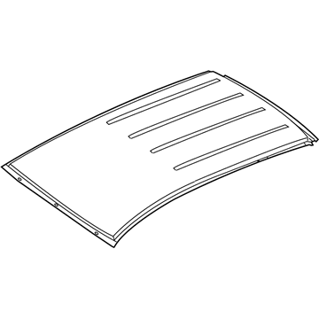 Mercury 9L8Z-7850202-D Panel Assembly - Roof