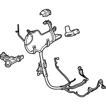 JL3Z-14300-A Ford Battery Cable Illustration 1 of 1