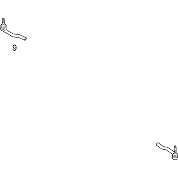 Ford DG9Z-3A130-A End - Spindle Rod Connecting