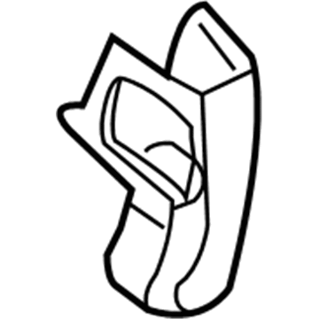 Ford 6L2Z-7860262-AA Cover - Seat Belt - Upper