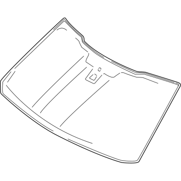 PL3Z-1503100-F Ford Glass - Windscreen Illustration 1 of 1