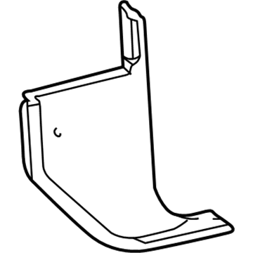 Ford F87Z7802345AAA Panel - Cowl Side Trim