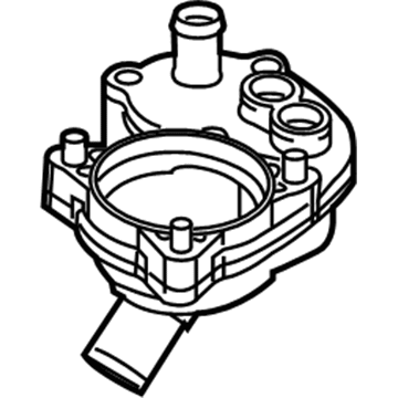 Ford GL2Z-8592-A Connection Water Outlet