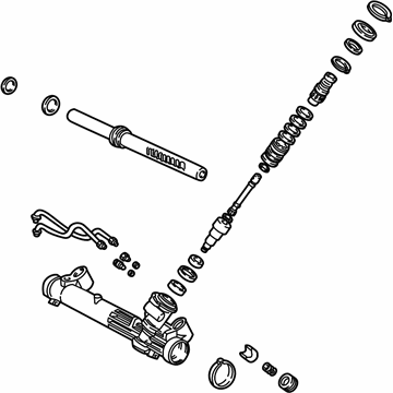 Ford 5S4Z-3504-ARM Remanufactured Gear Assembly - Steering