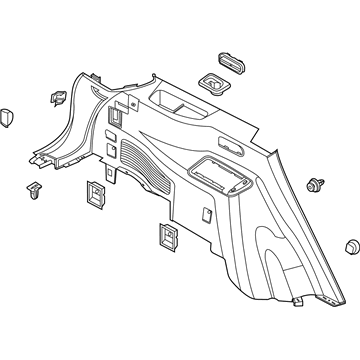 Lincoln LC5Z-7831013-CA Trim Assembly - Quarter