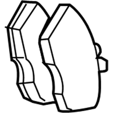 Ford 5U2Z-2V200-D Kit - Brake Shoe And Lining