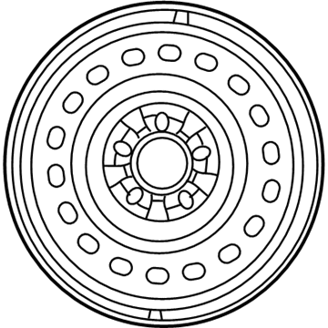 Ford F8AZ-1007-EA Wheel Assembly