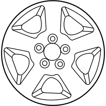 Ford 1L5Z-1007-AA Wheel Assembly
