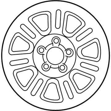 Ford YL5Z-1015-AA Wheel Assembly