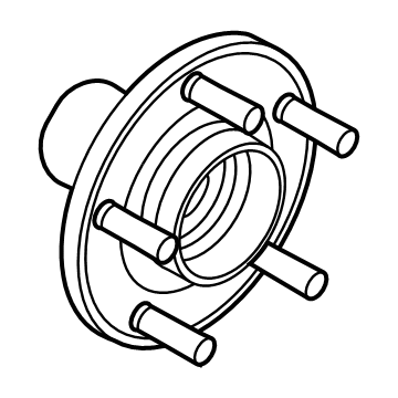 Ford LX6Z-1104-B Hub Assembly - Wheel