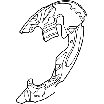 Ford LX6Z-2K004-D Shield - Splash