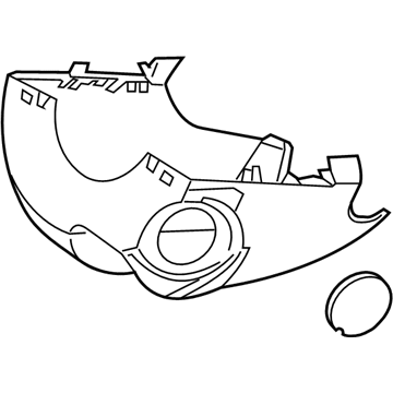 Ford CJ5Z-3530-AB Shroud Assembly - Steering Column