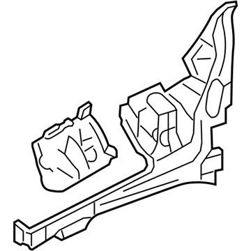 Ford 5G1Z-16054-BC Apron Assembly - Front Fender