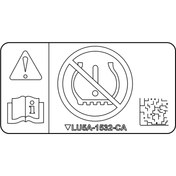 Ford LU5Z-1532-A Decal