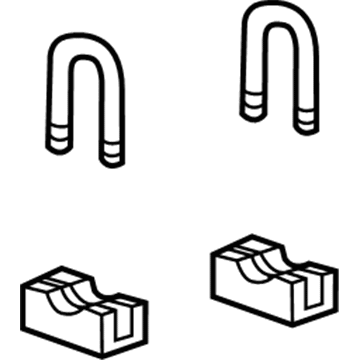 Ford 9L8Z-5K272-A Kit - U-Bolt And Clamp