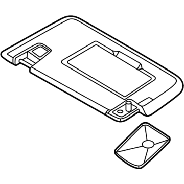 Ford KB3Z-2104104-AB Visor
