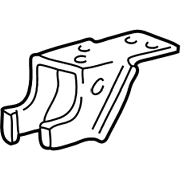 Ford F5UZ-16C153-A Extension - Front Fender Apron To Radiator Support Left