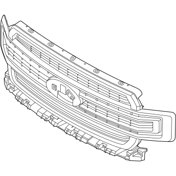 Ford JL3Z-8200-RA Grille Assembly - Radiator