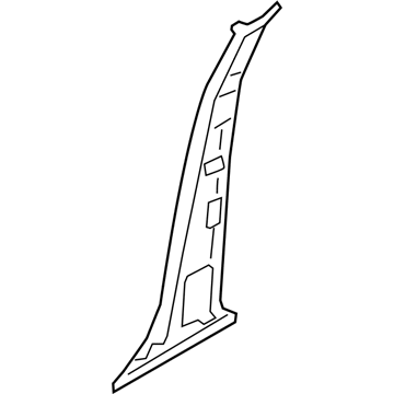 Ford LJ6Z-7824300-C Panel Assembly - B Pillar - Inner